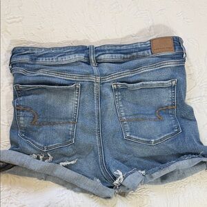 American Eagle Distressed Denim Shorts Size 16